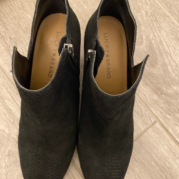 Lucky Brand black ankle boots - Picture 5 of 8